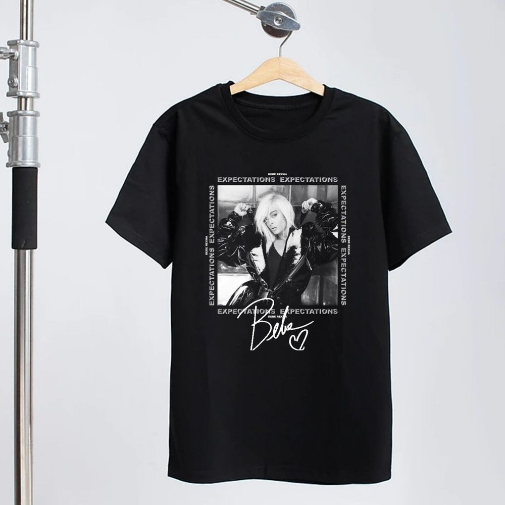 Hot Bebe Rexha Expectations Alum Shirt Gift For Fans Black All Size T-shirt U4